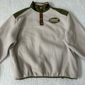 Cherry LA Cream and Green Sweatshirt